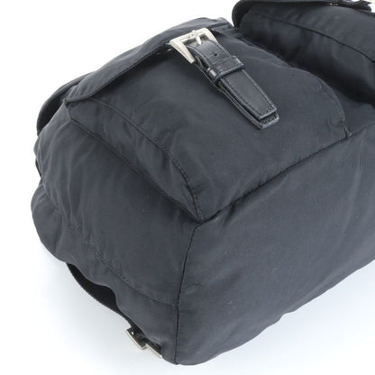 Prada Tessuto Nylon Triangle Logo Leather Backpack Sac Backpack Shoulder Bag