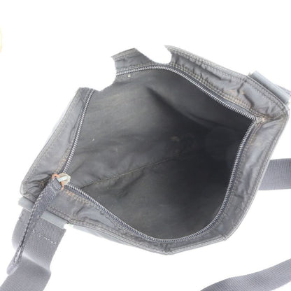 Prada Tessuto Nylon Triangle Logo Leather Shoulder Bag Crossbody Messenger