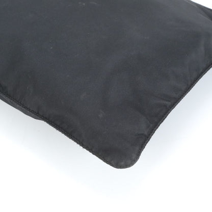 Prada Tessuto Nylon Triangle Logo Leather Shoulder Bag Crossbody Messenger