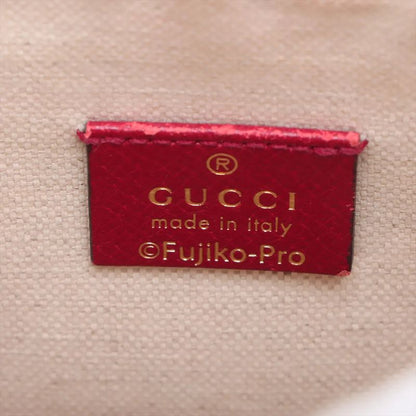 Gucci X Doraemon Collaboration Micro GG Mini Bucket 647801 Leather Shoulder Bag