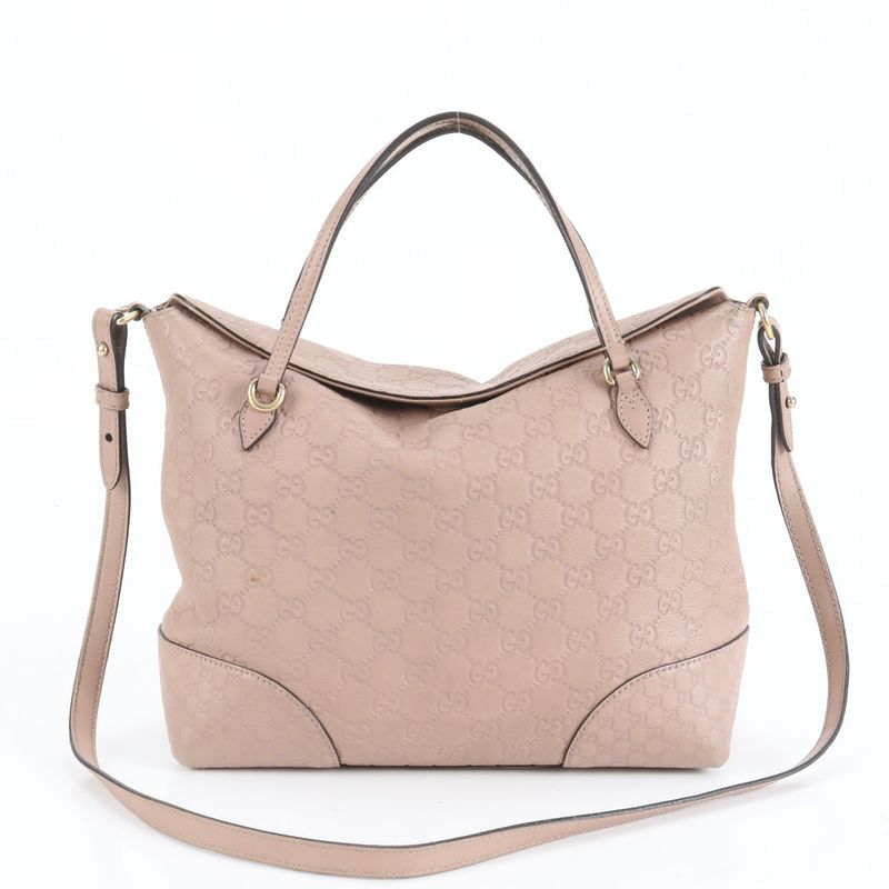 Guccissima 353120 Leather 2WAY Shoulder Bag Crossbody Hand Pink Women ERR