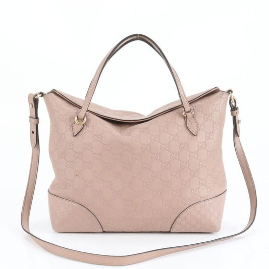 Guccissima 353120 Leather 2WAY Shoulder Bag Crossbody Hand Pink Women ERR