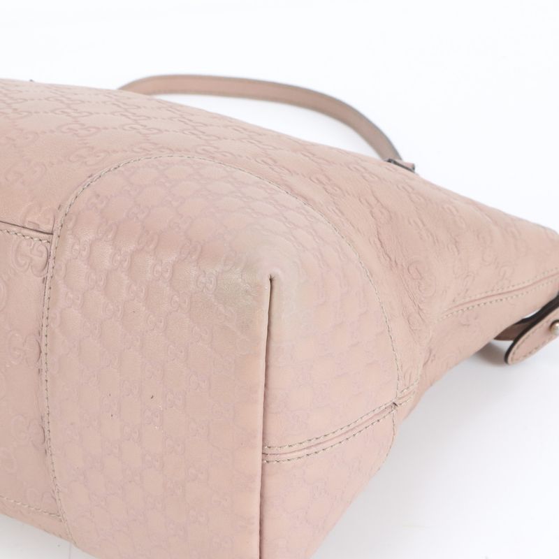 Guccissima 353120 Leather 2WAY Shoulder Bag Crossbody Hand Pink Women ERR