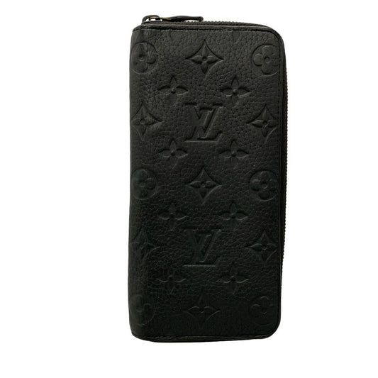 Louis Vuitton Long Wallet Taurillon Monogram Zippy Wallet Vertical M69047 Noir