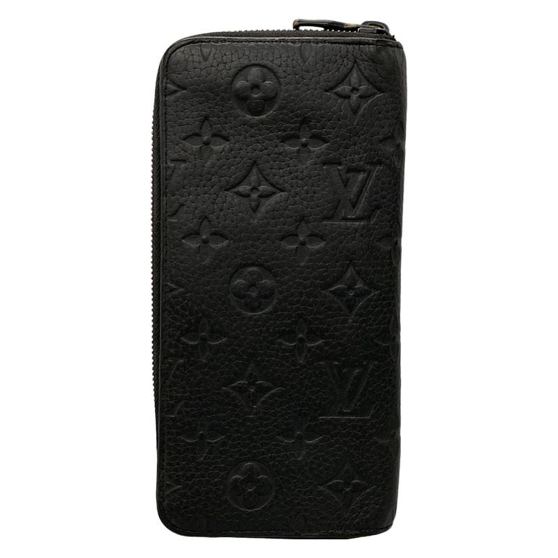 Louis Vuitton Long Wallet Taurillon Monogram Zippy Wallet Vertical M69047 Noir