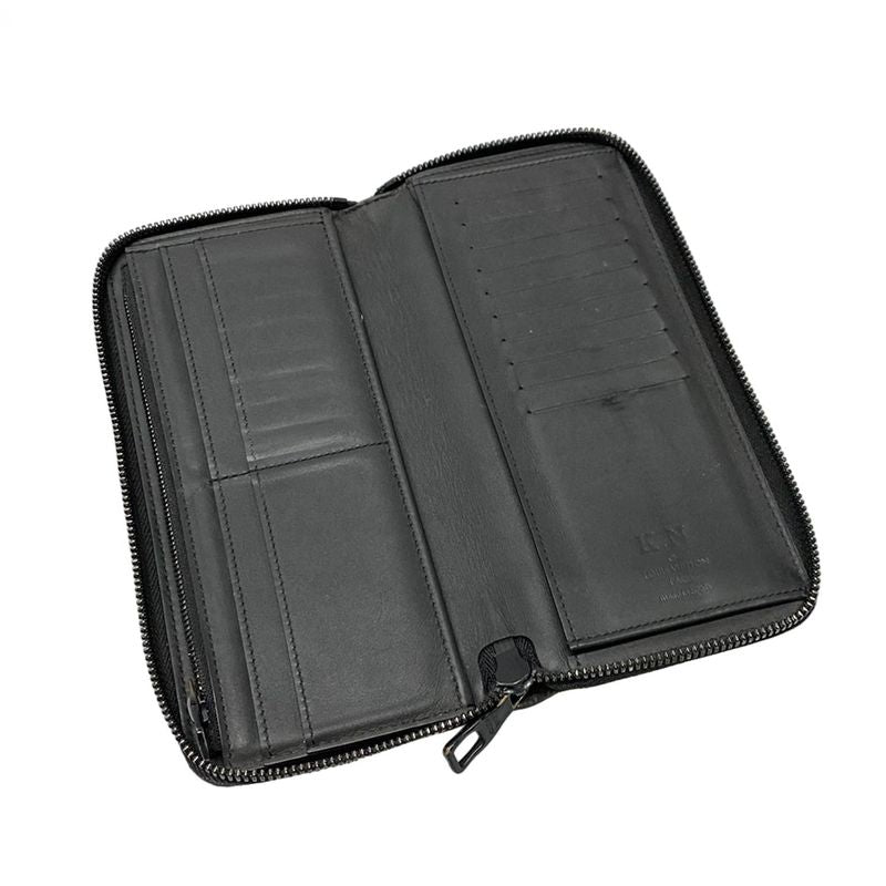 Louis Vuitton Long Wallet Taurillon Monogram Zippy Wallet Vertical M69047 Noir