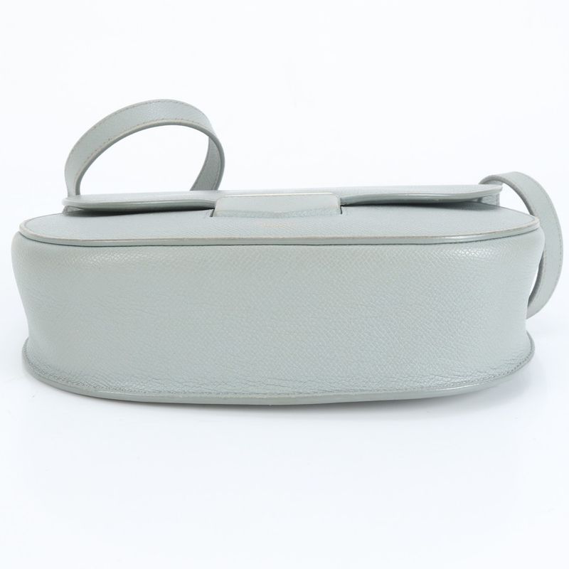 Celine Trotter Leather Shoulder Bag Crossbody Gold Hardware Hand Tote Women's