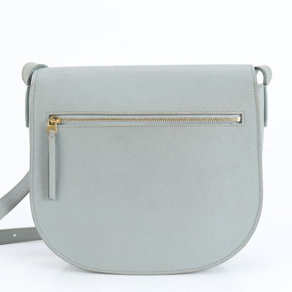 Celine Trotter Leather Shoulder Bag Crossbody Gold Hardware Hand Tote Women's