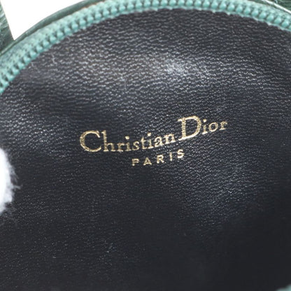Vintage Christian Dior CD Logo Leather Mini Hand Bag Gold Hardware Tote Women's