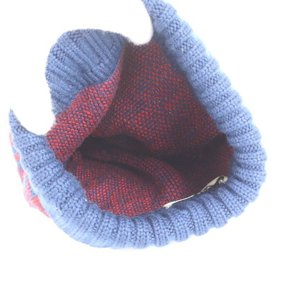 Dior Trotter Pom Beanie Knit Cap Knit Hat Fashion Men's Women's ERE Cx11-1