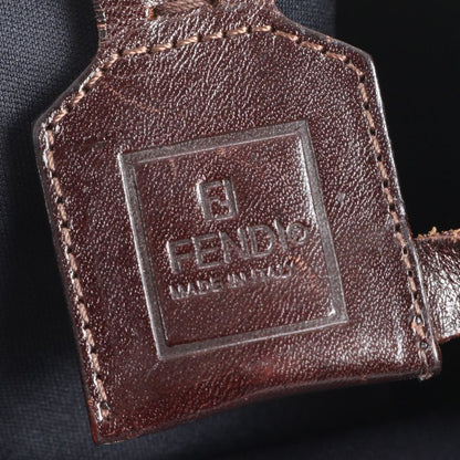 Fendi With Pouch Zucca Leather Tote Bag Shoulder Hand Brown A4 Ladies EUE Cx2-10