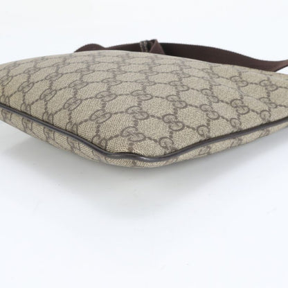 Gucci GG Supreme Leather Shoulder Bag Crossbody Messenger Business Commute