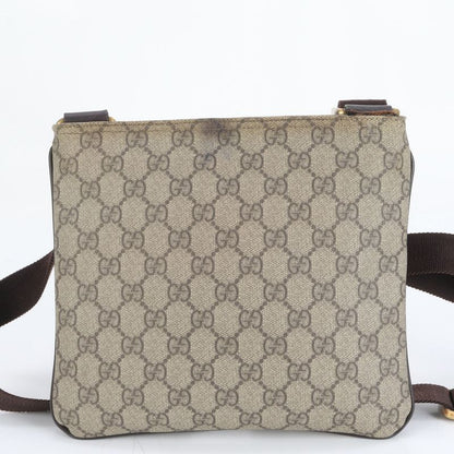 Gucci GG Supreme Leather Shoulder Bag Crossbody Messenger Business Commute