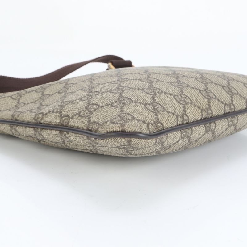 Gucci GG Supreme Leather Shoulder Bag Crossbody Messenger Business Commute