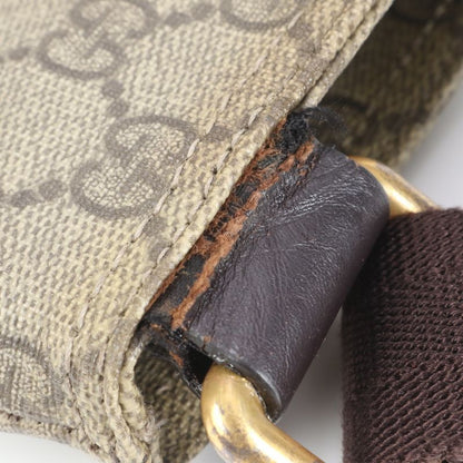 Gucci GG Supreme Leather Shoulder Bag Crossbody Messenger Business Commute