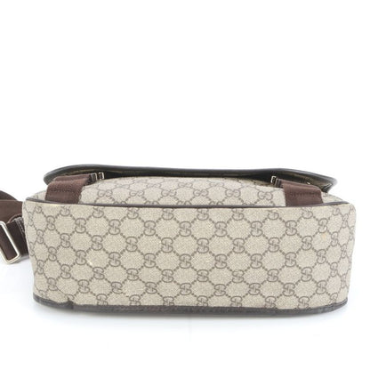 Gucci GG Supreme Leather Shoulder Bag Crossbody Messenger Business Commute