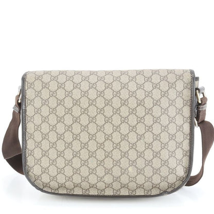Gucci GG Supreme Leather Shoulder Bag Crossbody Messenger Business Commute