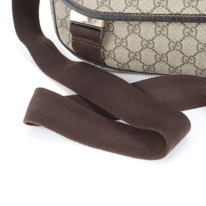 Gucci GG Supreme Leather Shoulder Bag Crossbody Messenger Business Commute
