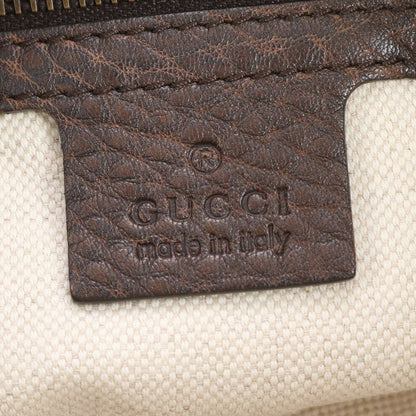 Gucci With Control Card Bamboo Laidback Crafty 339002 Leather Tote Bag Shoulder