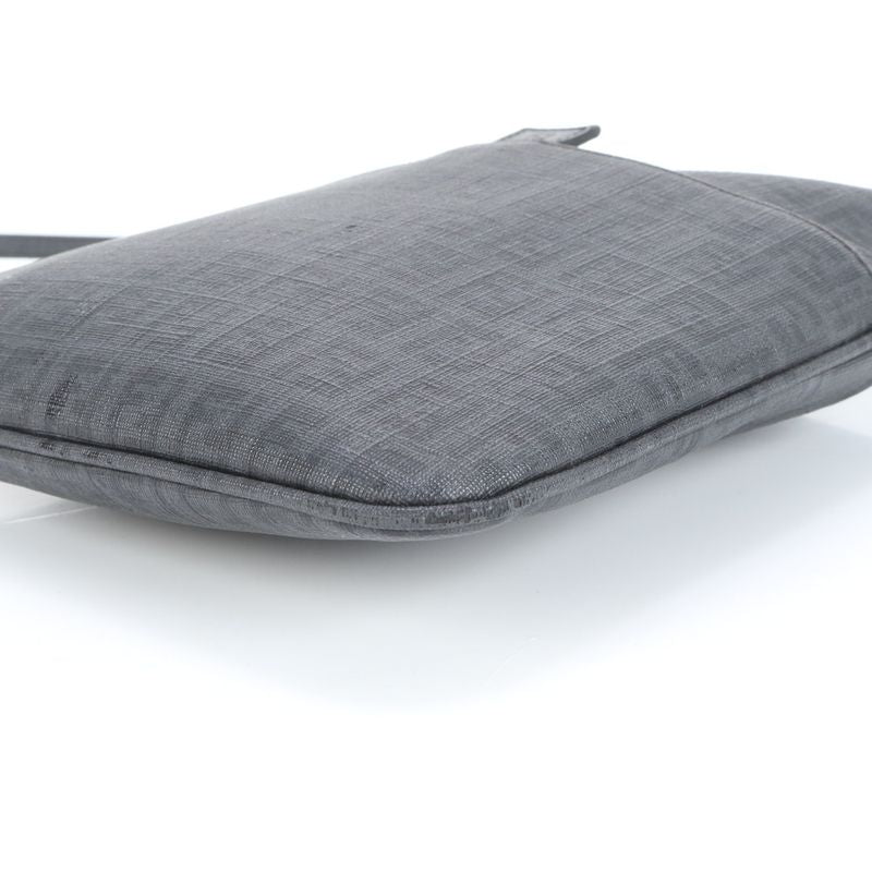 Fendi Zucchino Charm Shoulder Bag Crossbody Black 8bt150 Genuine Leather Women