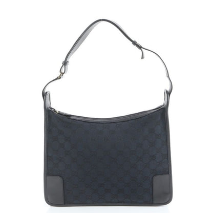 Gucci GG Canvas Leather Shoulder Bag Shoulder One Shoulder Black 001-4205 Tote