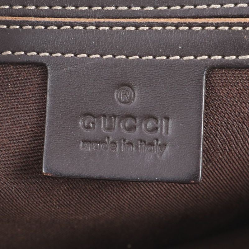 Gucci GG Supreme Leather Shoulder Bag Crossbody Messenger Business Commuter