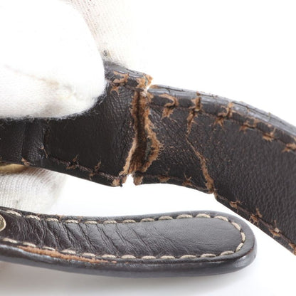 Gucci GG Supreme Leather Shoulder Bag Crossbody Messenger Business Commuter