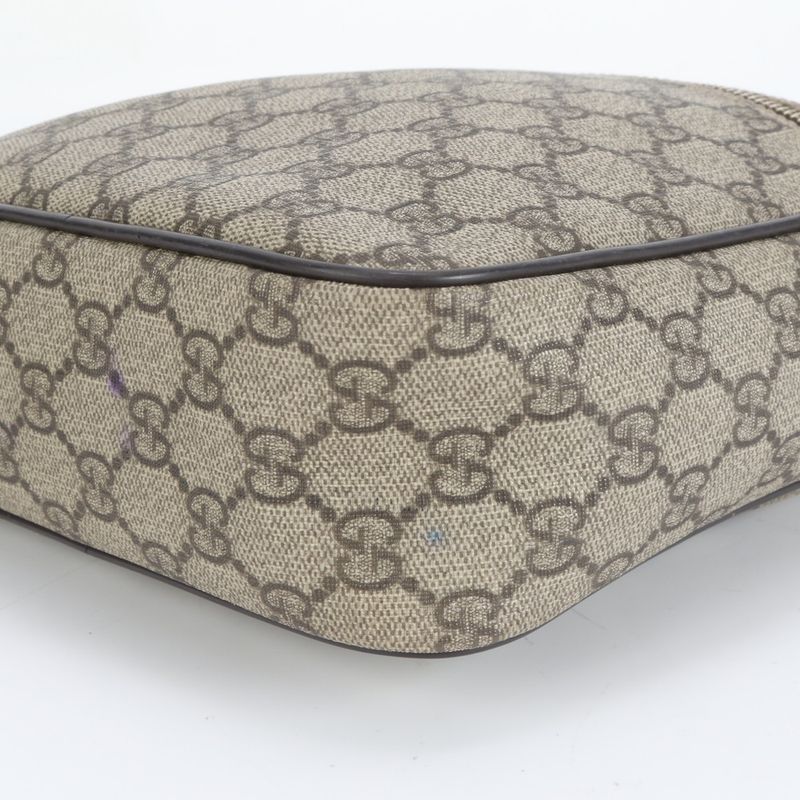 Gucci GG Supreme Leather Shoulder Bag Crossbody Messenger Business Commuter