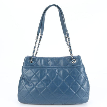 Chanel With Serial Seal Caviar Skin Leather Tote Bag Shoulder Hand Women's EUE