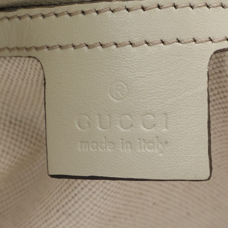 Gucci GG Canvas Heart Bit Leather Tote Bag Shoulder Hand A4 269956 Women's EUE