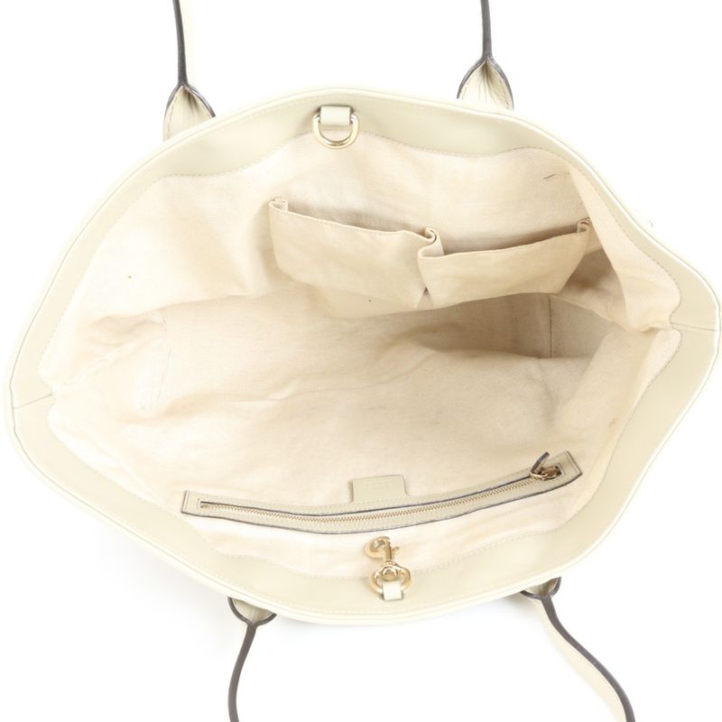 Gucci GG Canvas Heart Bit Leather Tote Bag Shoulder Hand A4 269956 Women's EUE