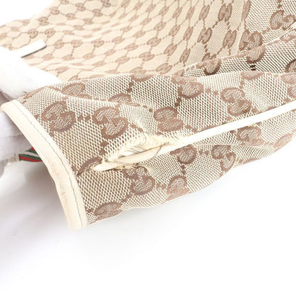 Gucci GG Canvas New Britt Leather Tote Bag Shoulder Hand A4 169945 Women's EUE