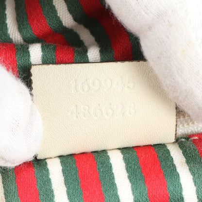 Gucci GG Canvas New Britt Leather Tote Bag Shoulder Hand A4 169945 Women's EUE