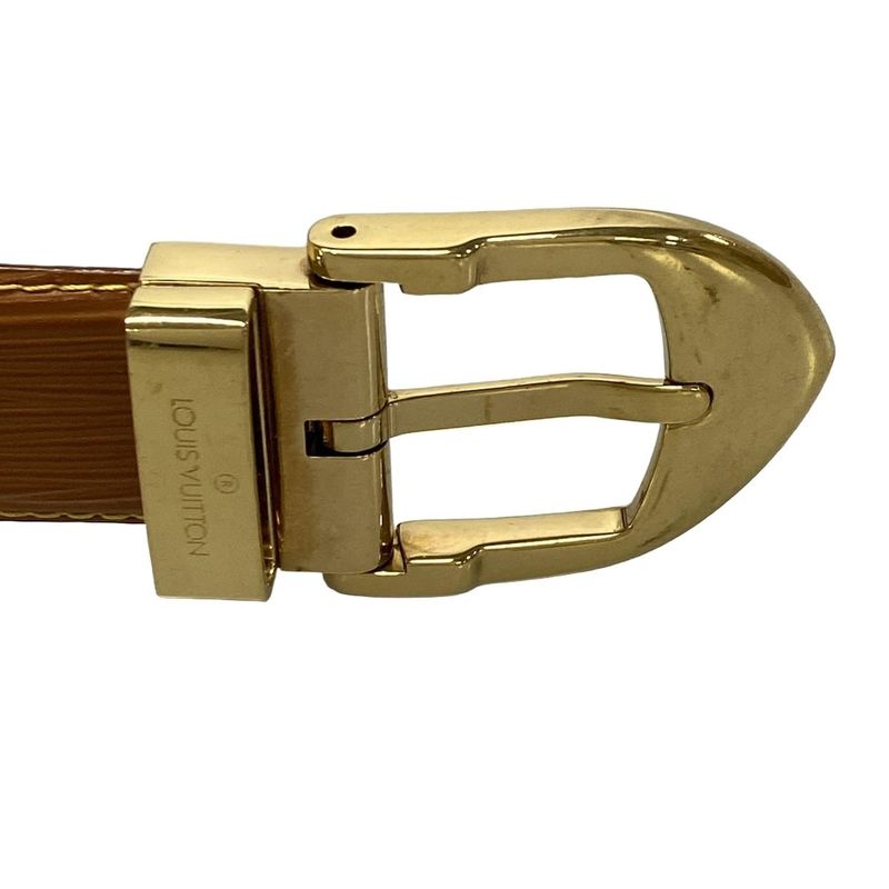 Louis Vuitton Belt Epi 85/34 Santure Classic Epi R15008 Zipangu Gold Leather