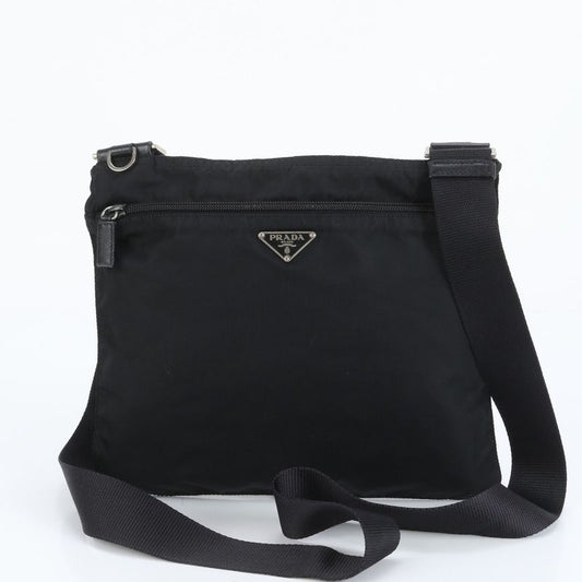 Prada Tessuto Nylon Triangle Logo Shoulder Bag Crossbody Messenger Business