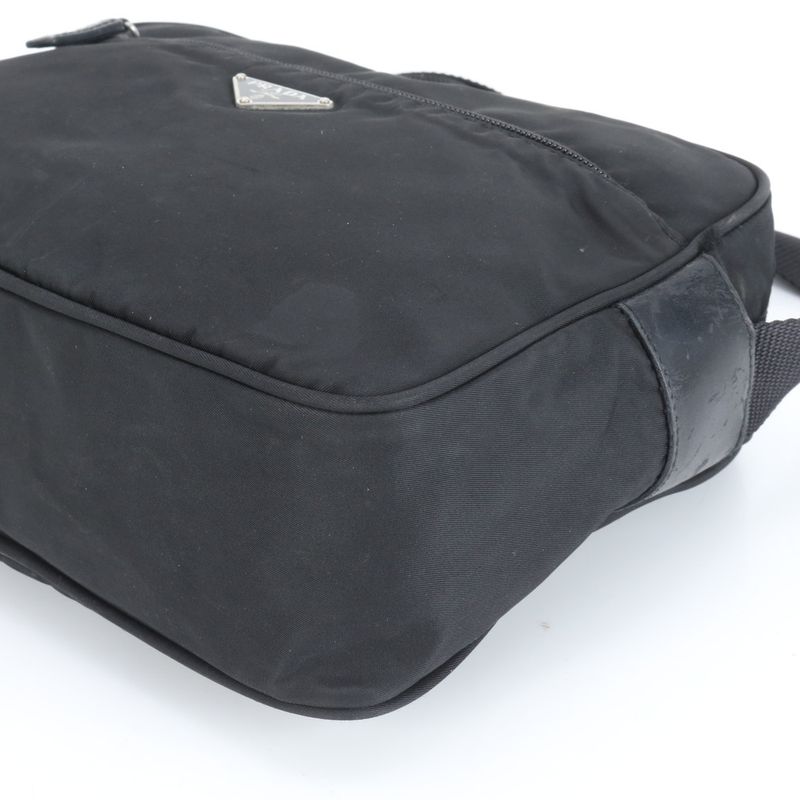 Prada Tessuto Nylon Triangle Logo Shoulder Bag Crossbody Messenger Business