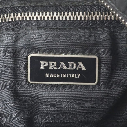 Prada Tessuto Nylon Triangle Logo Leather Shoulder Bag Crossbody Messenger