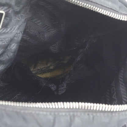 Prada Tessuto Nylon Triangle Logo Leather Shoulder Bag Crossbody Messenger