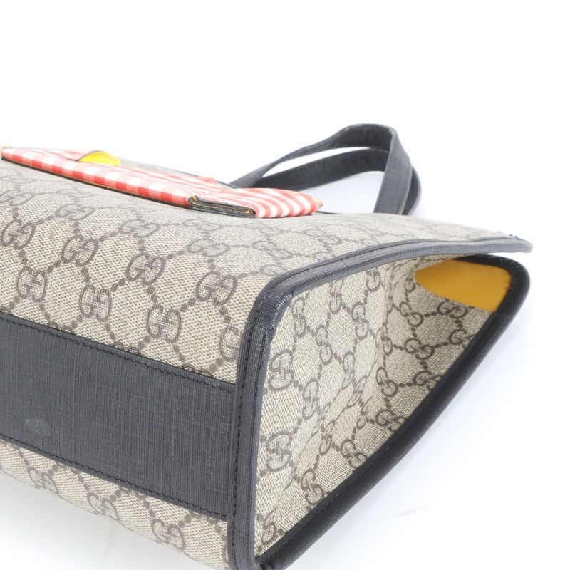 Gucci GG Supreme Chick Children's 606192 Leather Tote Bag Shoulder Hand Women's