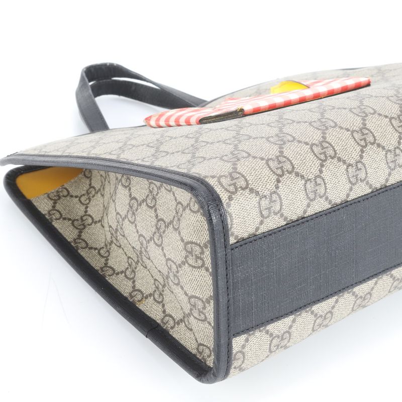 Gucci GG Supreme Chick Children's 606192 Leather Tote Bag Shoulder Hand Women's