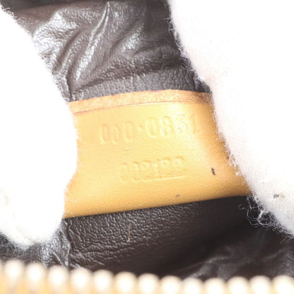 Gucci GG Canvas Leather Mini Boston Handbag Tote 000-0851 Brown Women ERE Cx10-1