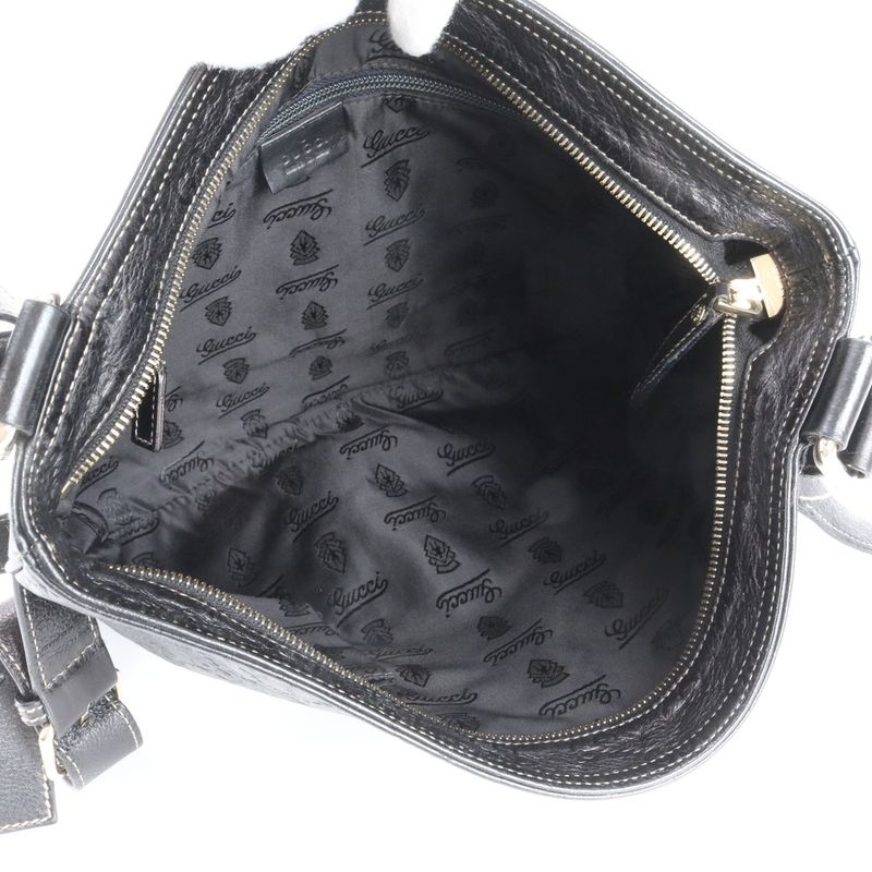 Guccissima With Control Card 201446 Leather Shoulder Bag Crossbody Messenger