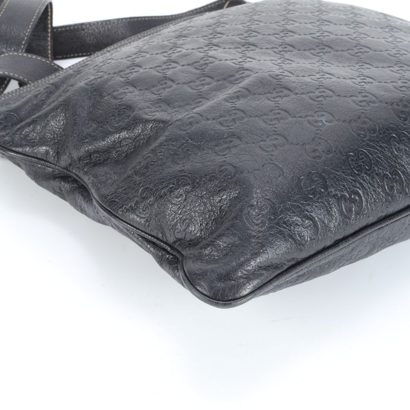 Guccissima With Control Card 201446 Leather Shoulder Bag Crossbody Messenger