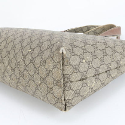 Gucci GG Supreme Sherry Line Leather Tote Bag Shoulder Business Commuter