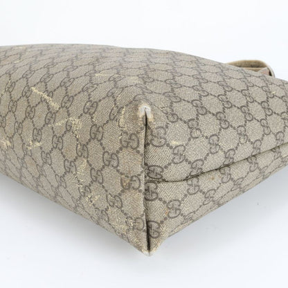 Gucci GG Supreme Sherry Line Leather Tote Bag Shoulder Business Commuter