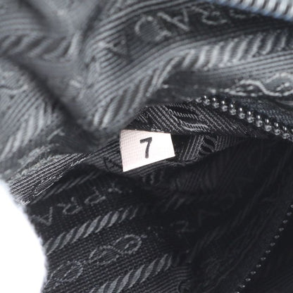 Prada Tessuto Nylon Triangle Logo Leather Shoulder Bag Crossbody Messenger