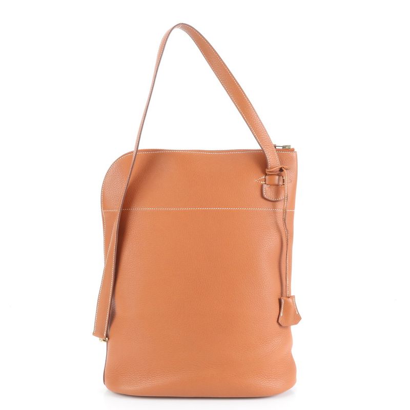 Hermes Movie Femme Marked 0Z Leather Shoulder Bag Messenger Business Commuter