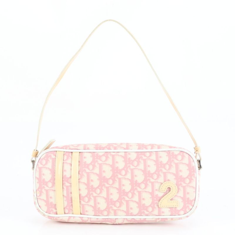 Christian Dior Number 2 Trotter Shoulder Bag Shoulder One Shoulder Tote Pink