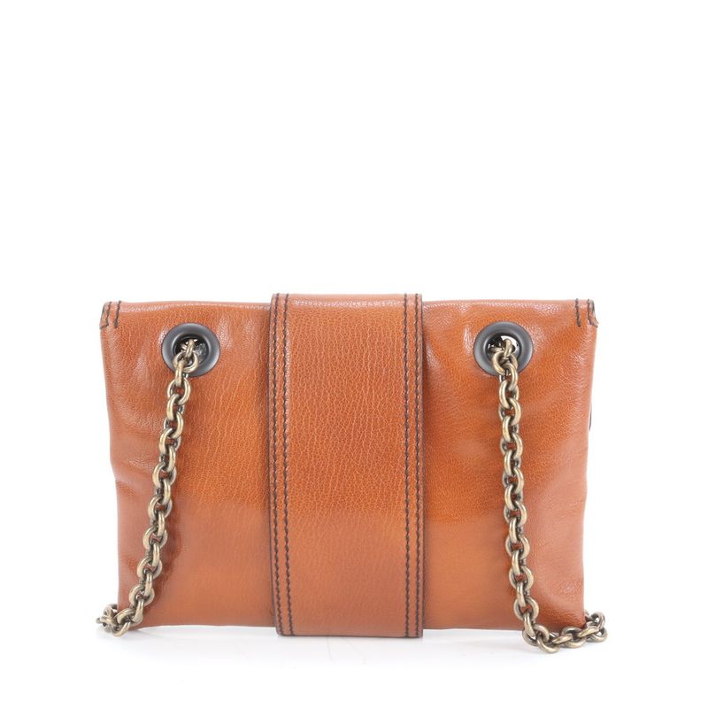 Bottega Veneta Crocodile Embossed Leather 2WAY Chain Shoulder Bag Shoulder Tote