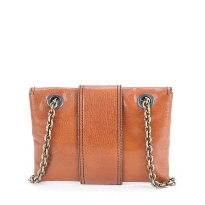 Bottega Veneta Crocodile Embossed Leather 2WAY Chain Shoulder Bag Shoulder Tote